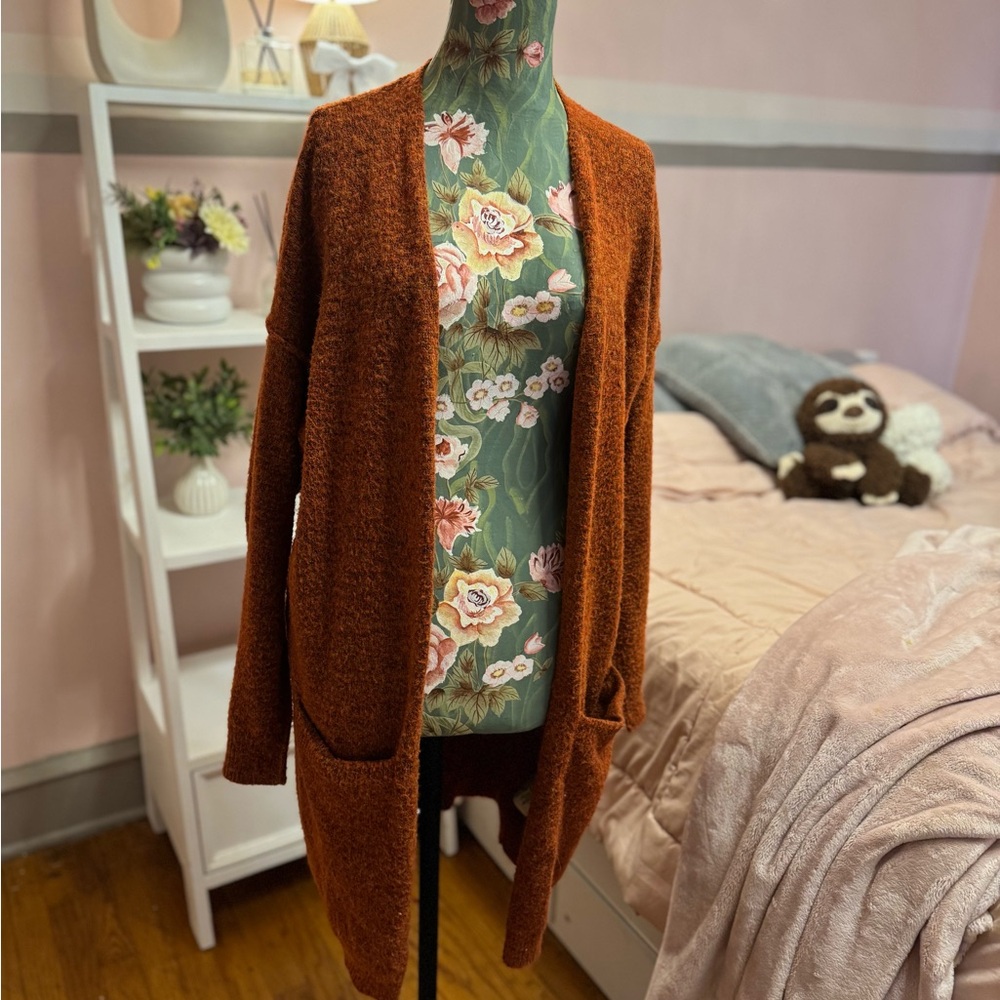 Anthropologie Jolie Open-Front Cardigan Size XL EUC
